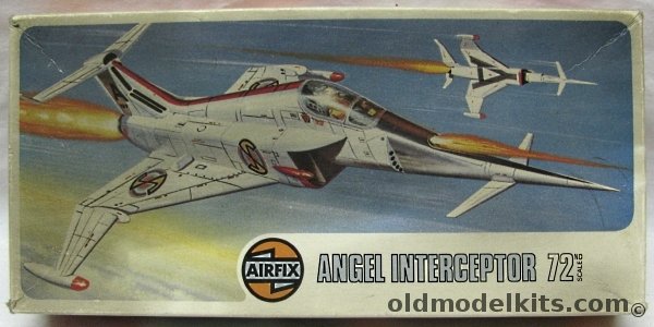 Airfix 1/100 Angel Interceptor Captain Scarlet and the Mysterons, 256 plastic model kit